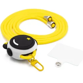 uniwersalna-zawieszka-do-etui-telefonu-na-szyje-zolty-sznurek-astronauta