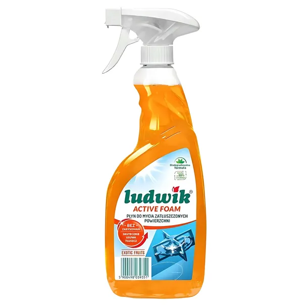 LUDWIK ODTŁUSZCZACZ PŁYN DO MYCIA ZATŁUSZCZONYCH POWIERZCHNI EXOTIC 600ML