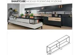 schuco-28-951-05-kpl-regal-smartcube-podwojny-poziomy-600-czarny