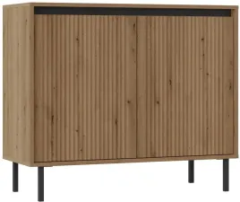 dab-evoke-komoda-glamour-do-salonu-100-cm-ryflowana-nozki-metal-szafka-2d
