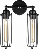 kinkiet-scienny-rustic-t30-czarny-podwojny