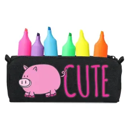 piornik-czarny-tuba-do-szkoly-wyprawka-prezent-zwierzatka-cute-swinka-wzory