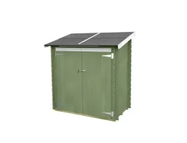 drewniany-domek-narzedziowy-ogrodowy-ambrogio-155x85cm-dwudrzwiowy-zielony