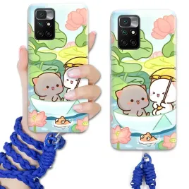 etui-do-xiaomi-redmi-10-ze-sznurkiem-peach-and-goma-slodkie-wzory