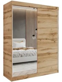 szafa-przesuwna-2-drzwiowa-180-x-205-cm-dab-wotan-1-lustro-garderoba