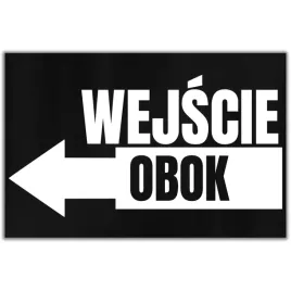 tabliczka-informacyjna-dibond-32x21-czarny-wejscie-obok-wzory