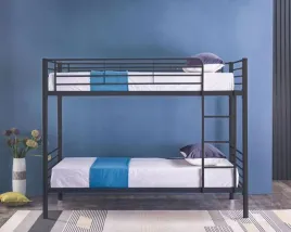 lozko-pietrowe-czarne-90x200-metalowe-z-materacami-kieszeniowymi