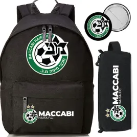 zestaw-do-szkoly-czarny-plecak-piornik-pin-maccabi-haifa-f-c-pilka-klub