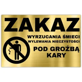 tabliczka-ostrzegawcza-dibond-32x21-zloty-zakaz-smiecenia-wzory