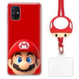 etui-do-samsung-m51-zestaw-case-sznurek-czerwony-nakladka-mario-gry-mix-wz