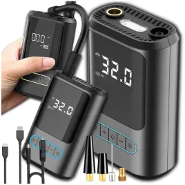 kompresor-akumulatorowy-samochodowy-bezprzewodowy-pompka-powerbank-led