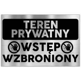 tabliczka-dibond-32x21-ostrzegawcza-srebrny-wstep-wzbroniony-wzory