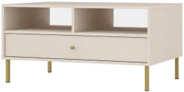 bezowa-lawa-100-cm-avila-z-szuflada-i-polkami-stolik-zlote-nozki-i-uchwyty