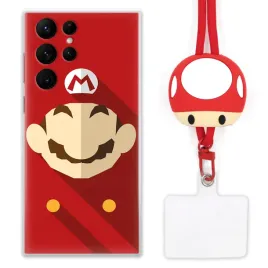 etui-do-samsung-s22-ultra-case-sznurek-czerwony-nakladka-mario-gry-mix-wzor