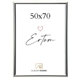 ramka-na-plakat-line-style-50x70-srebrna