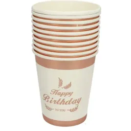 kubeczki-papierowe-happy-birthday-to-you-gold-rose-10szt