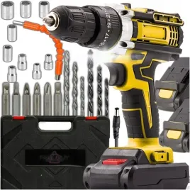 wiertarko-wkretarka-akumulatorowa-21v-zolta-2-akumulatory-2-0ah-w-walizce