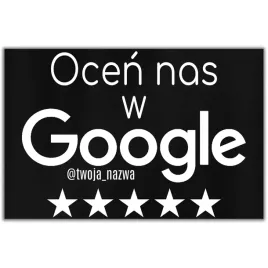 czarna-talbiczka-dibond-32x21-personalizowana-ocen-nas-w-google-wzory