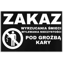 tabliczka-ostrzegawcza-dibond-32x21-czarny-zakaz-smiecenia-wzory