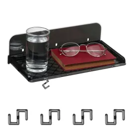 stolik-nocny-do-lozka-samoprzylepny-organizer-w-czarnym-kolorze-relaxdays