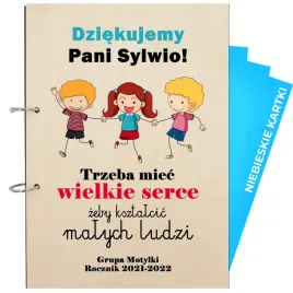 album-styl-boho-personalizowany-prezent-dla-nauczyciela-15-niebieskich-kart