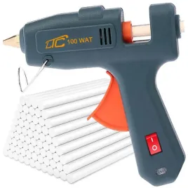 Zdjęcie produktu MOCNY PISTOLET DO KLEJU KLEJENIA NA GORĄCO KLEJARKA 100W + DUŻY ZAPAS KLEJU