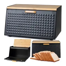 elegancki-zestaw-chlebak-metalowy-drewno-pojemnik-na-zywnosc-czarny