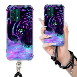 etui-do-realme-9-pro-plus-antishock-zestaw-case-czarny-smycz-neonowe-mix-wz