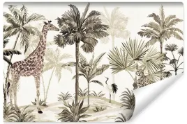 fototapeta-scienna-natura-dzungla-dzikie-zwierzeta-styl-boho-450x300