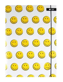 teczka-z-gumka-a4-biala-fun-buzki-happy-color