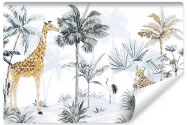 fototapeta-dla-dzieci-natura-dzungla-dzikie-zwierzeta-styl-boho-450x300
