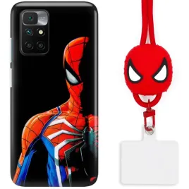 etui-do-xiaomi-redmi-10-2022-sznurek-czerwony-pajak-spiderman-bohater-wzory
