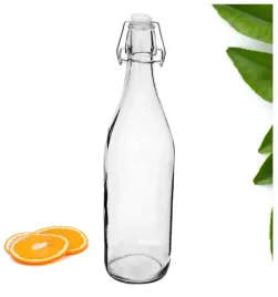 kwadratowa-szklana-butelka-na-wino-sok-z-klipsem-1l-zamkniecie-mechaniczne