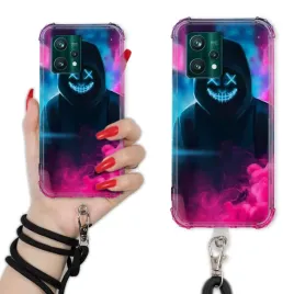 etui-do-realme-9-4g-antishock-zestaw-case-sznurek-czarny-smycz-neonowe-wz