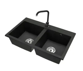 kuchenny-zlewozmywak-dwukomorowy-exclusive-20-bateria-steel-syfon-chrom