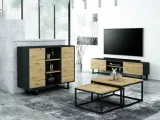 komoda-loft-120-2d-dab-hamilton-czarny-mat-egger