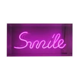 kinkiet-scienny-dla-dzieci-neonowy-rozowy-napis-smile-neon-led-zuma-line