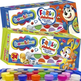 bambino-farby-plakatowe-24-kolory-zestaw-zlota-srebrna-2885