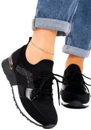 czarne-buty-sportowe-damskie-miekki-material-38