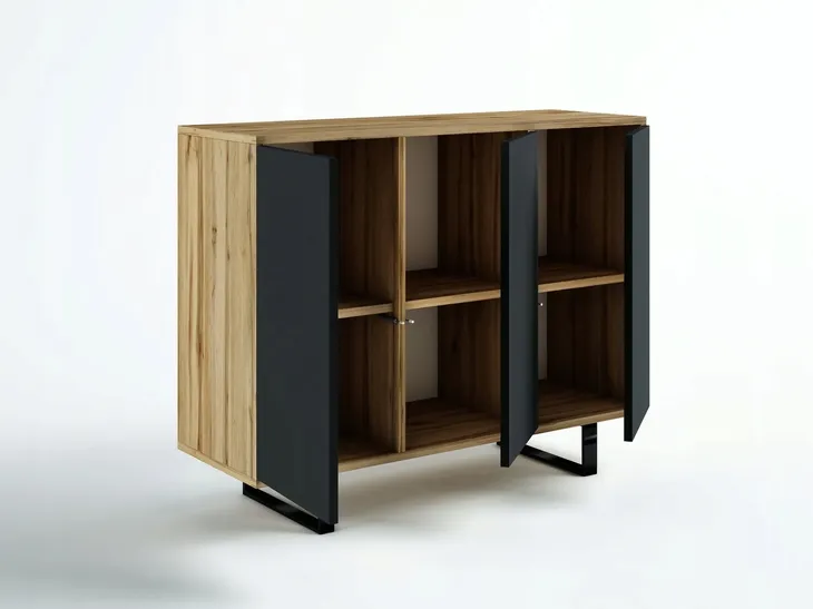 komoda-loft-120-3d-halifax-czarny-mat-egger-kolekcja-loft