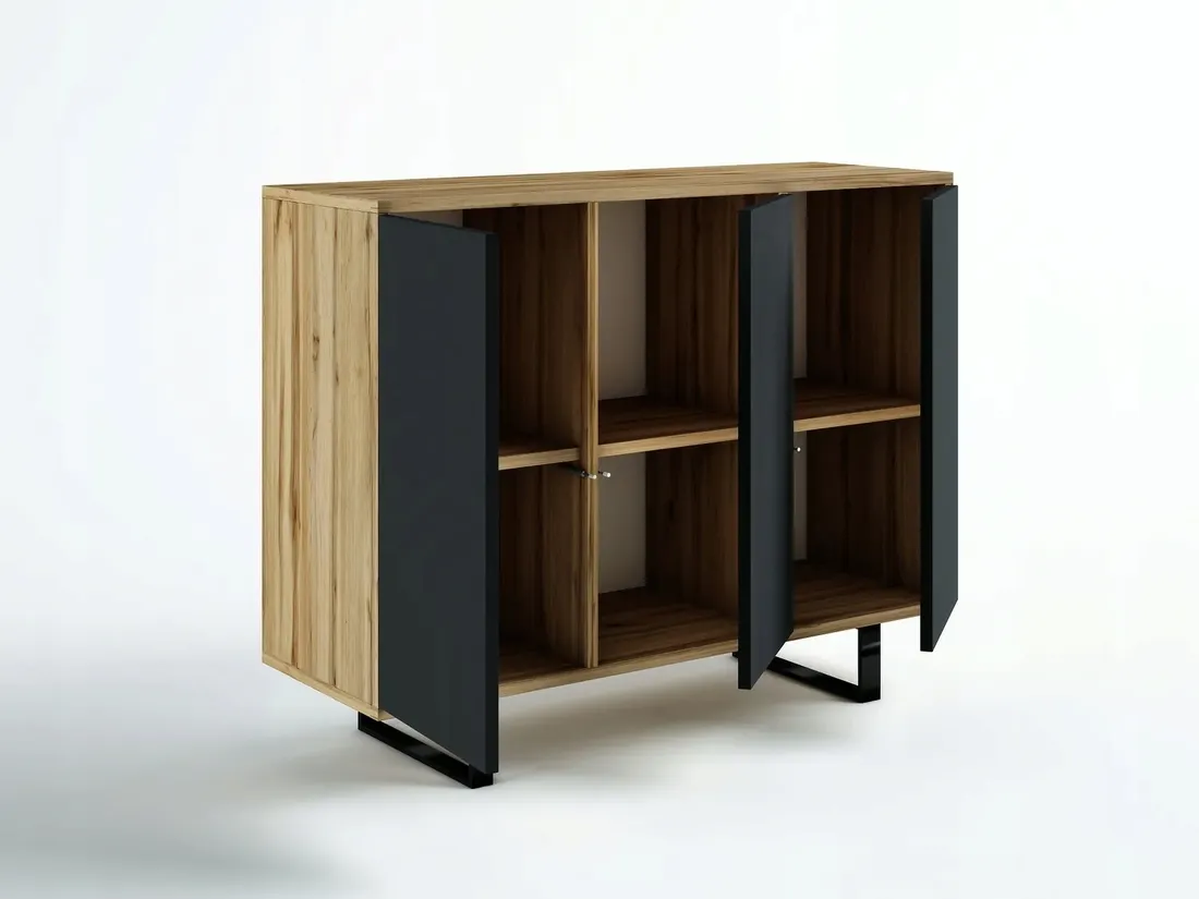 komoda-loft-120-3d-halifax-czarny-mat-egger