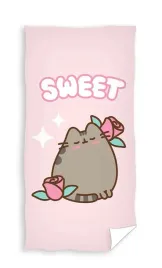 recznik-kapielowy-70x140-pusheen-rozowy-so-sweet-roza