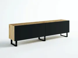 szafka-rtv-200-wotan-czarny-mat-loft-industrialna
