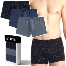 atlantic-3mh-190-bokserki-meskie-bawelniane-szorty-3-wzory-xxl