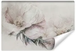 fototapeta-do-sypialni-kwiaty-abstrakcja-natura-styl-vintage-450x300