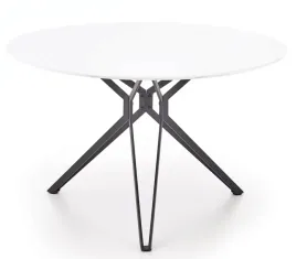 stol-okragly-pixel-120-bialy-czarny-mdf-metal