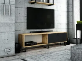 szafka-rtv-modex-200-dab-artisan-czarny-loft