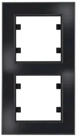 lumina-passion-ramka-2-krotna-szklo-czarny-wl9121