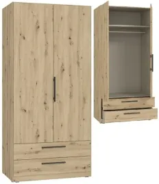 szafa-ubraniowa-z-szufladami-dwudrzwiowa-dab-artisan-cadixo-cdxs87-d78