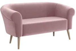 sofa-skandynawska-tapicerowana-rozowa-136-cm-na-drewnianych-nozkach-glori
